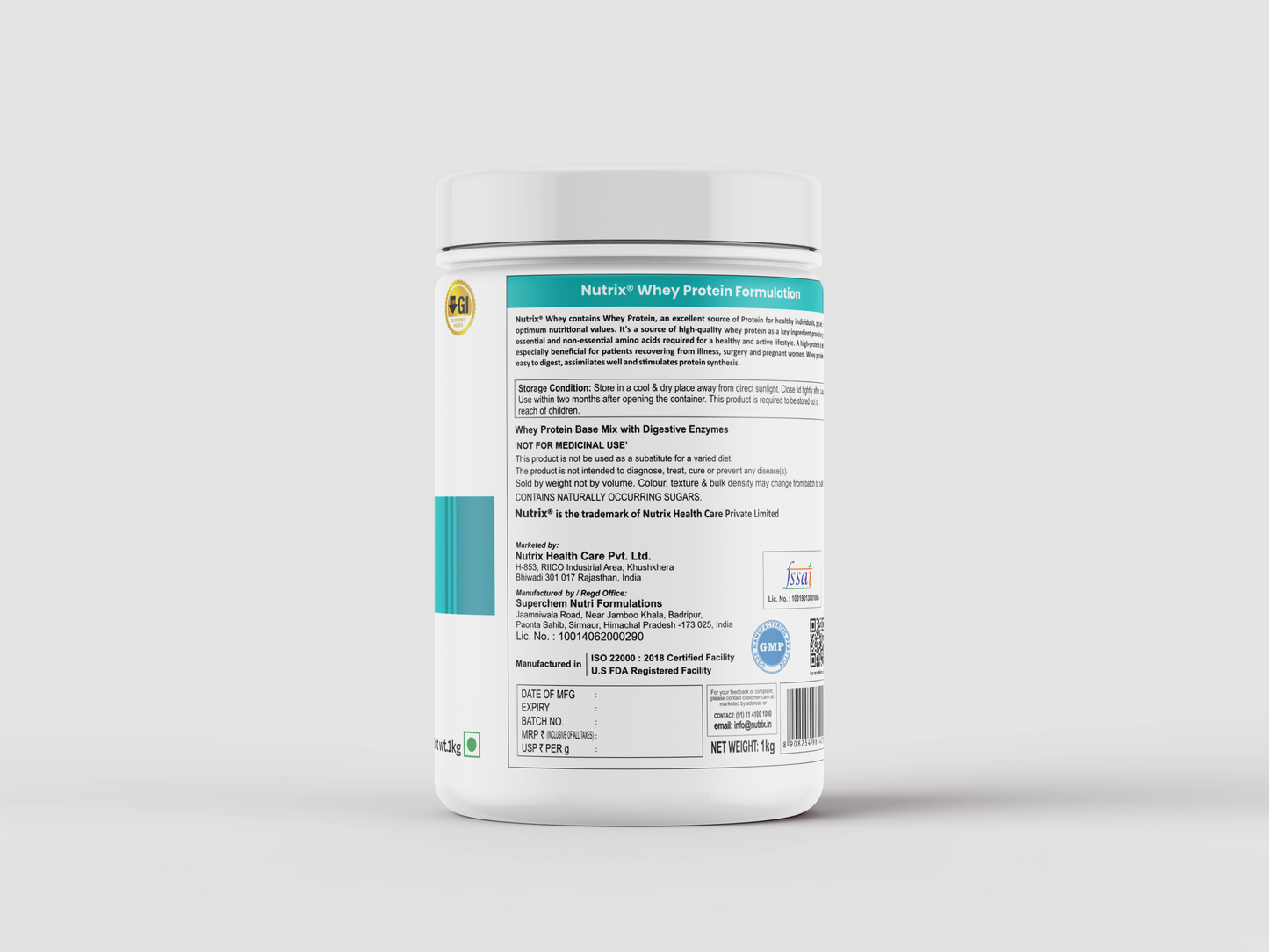 Nutrix Whey Protein (1kg)