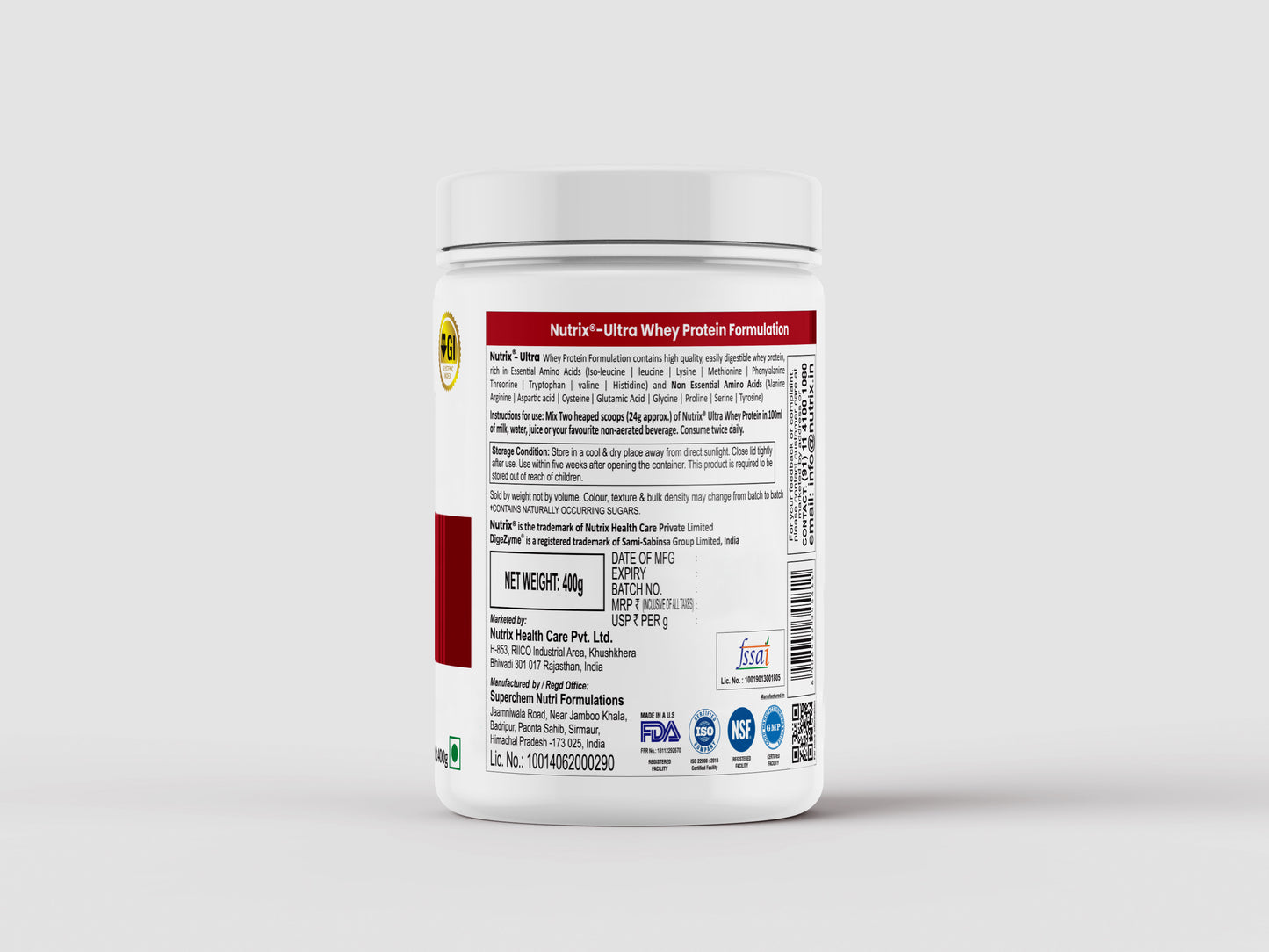 Nutrix Ultra Whey 400g