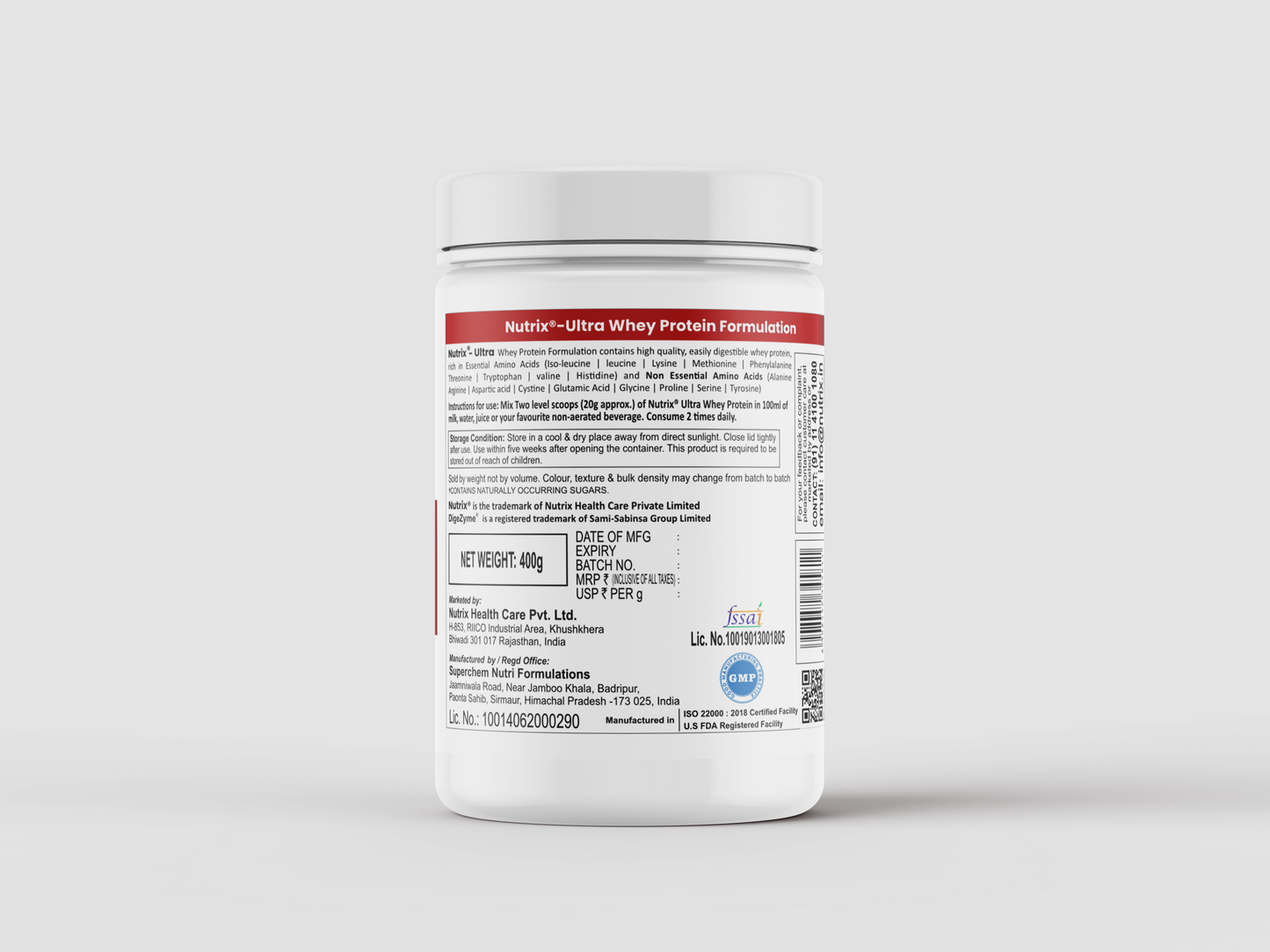 Nutrix Ultra Whey 400g