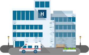 Hospital building