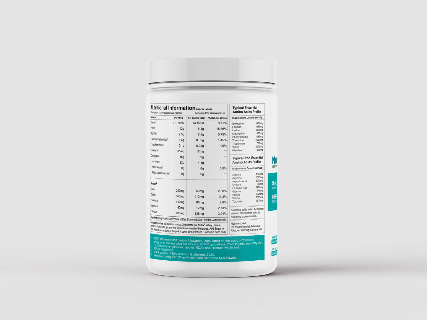 Nutrix Whey Protein 800g